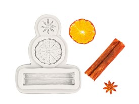 Molde silicona anis canela naranja